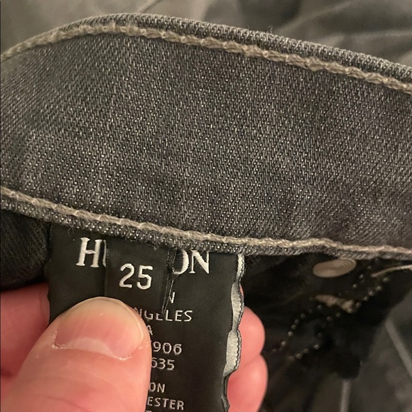 Hudson Jeans Women's Dark Gray Skinny Jeans - Picture 3 of 5